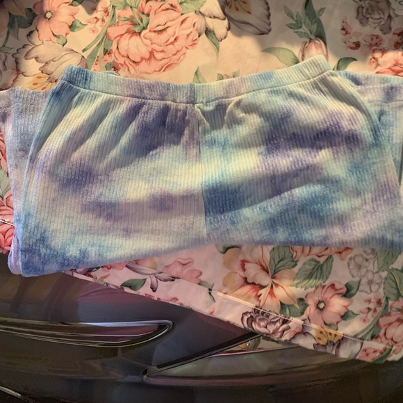 Kids Tie-Dye Bottoms - Blue and Purple - Picture 2 of 6